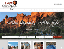 Tablet Screenshot of lavaspringsvr.com